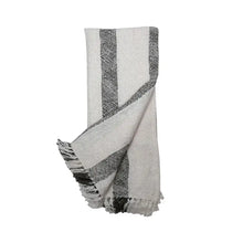 Load image into Gallery viewer, Hand Woven Quinn Throw Gray