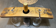 Load image into Gallery viewer, Wine Caddy with Two Wine Glasses