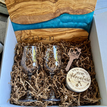 Load image into Gallery viewer, Olive Wood and Epoxy Board~Coeur d Alene