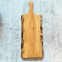 Load image into Gallery viewer, Cherry Wood Live Edge Serving Boards with Handle