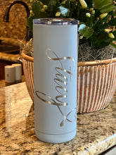 Load image into Gallery viewer, Skinny Tumbler with Straw