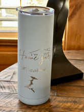 Load image into Gallery viewer, Skinny Tumbler with Straw