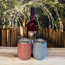 Load image into Gallery viewer, Custom Wine Tumbler with Straws