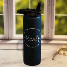 Load image into Gallery viewer, Skinny Tumbler with Sport Flip Lid