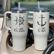 Load image into Gallery viewer, Soft Matte Personalized 40 Oz Tumbler with Handle
