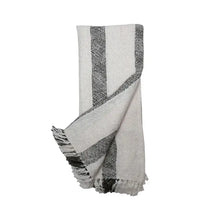 Load image into Gallery viewer, Hand Woven Quinn Throw Gray
