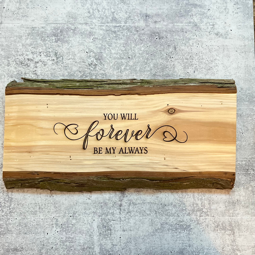 Custom Made Wood Sign