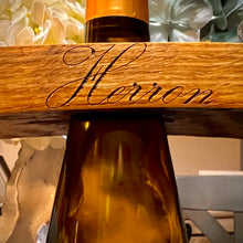 Load image into Gallery viewer, Wine Caddy with Two Wine Glasses
