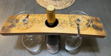 Load image into Gallery viewer, Wine Caddy with Two Wine Glasses
