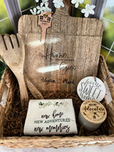 Load image into Gallery viewer, Carved Cutting Board Closing Gift Basket
