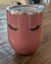 Load image into Gallery viewer, Custom Wine Tumbler with Straws
