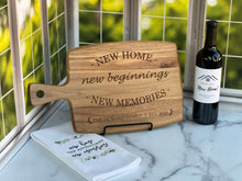 Load image into Gallery viewer, New Home New Memories Cutting Board
