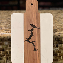Load image into Gallery viewer, Marble and Acacia Wood Charcuterie Board
