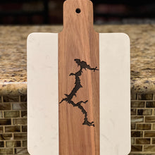Load image into Gallery viewer, Marble and Acacia Wood Charcuterie Board
