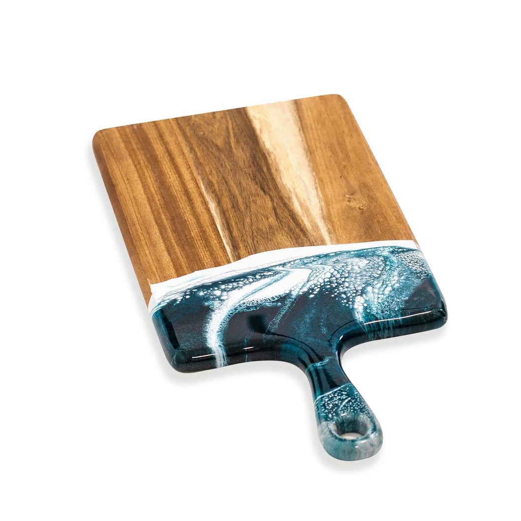 Charcuterie- Navy/White/Metallic