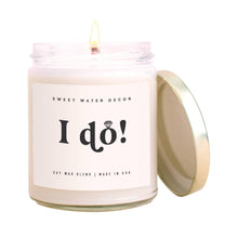 Load image into Gallery viewer, I Do! Soy Candle - Clear Jar 9 oz

